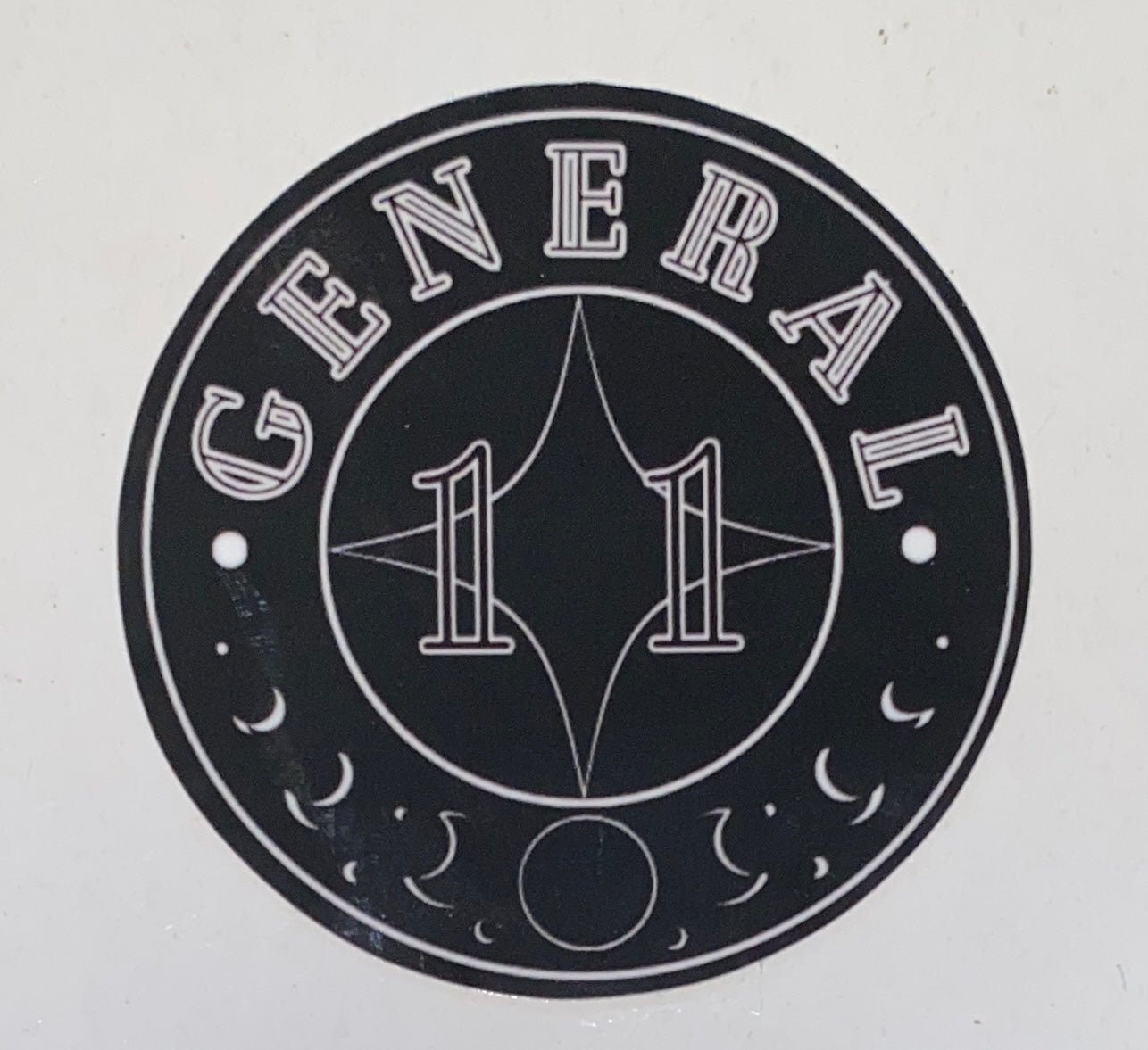 General 11 Logo Sticker